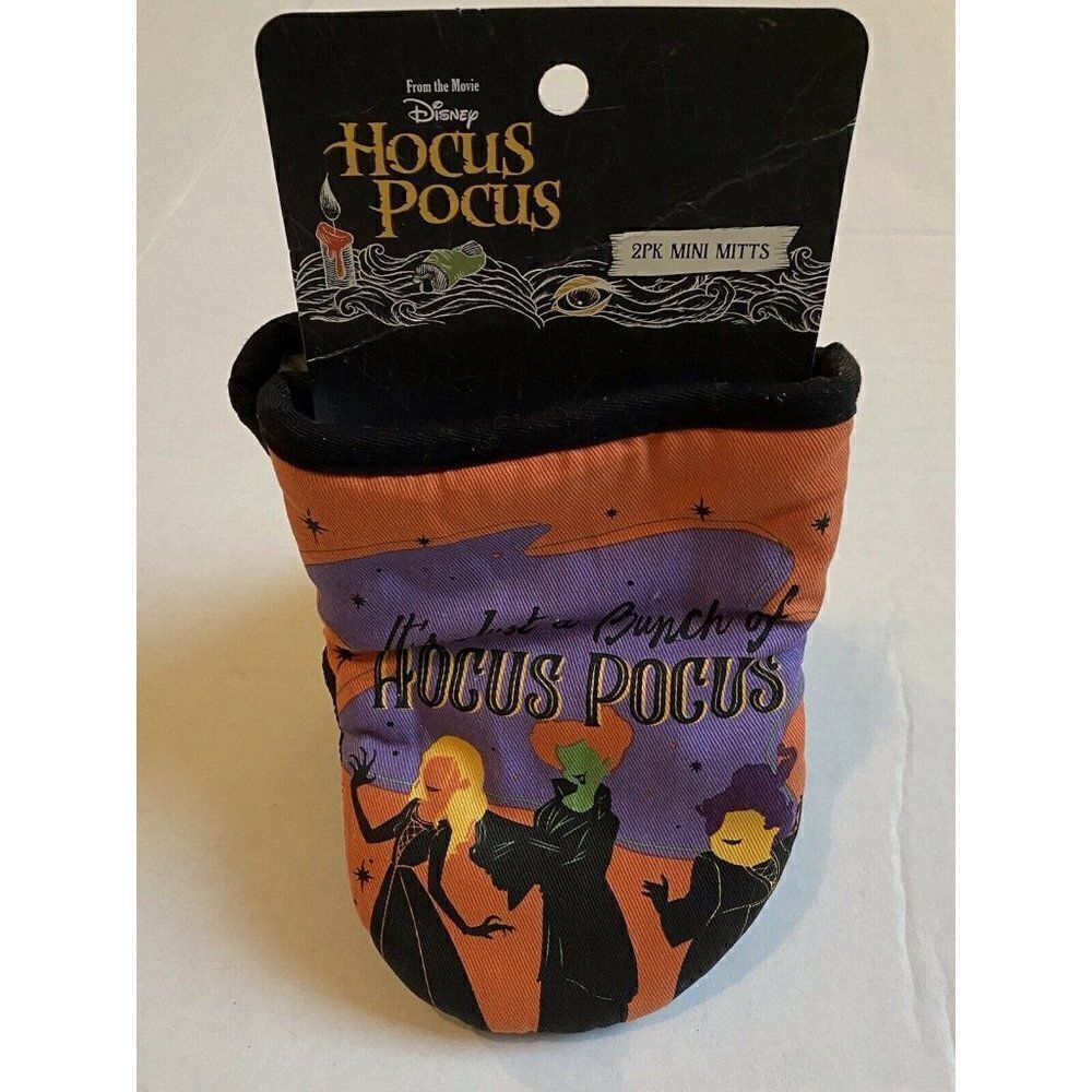 Disney‎ It’s Just Bunch Of Pocus Oven Mini Mitt 2 Pk Sanderson Sisters Halloween